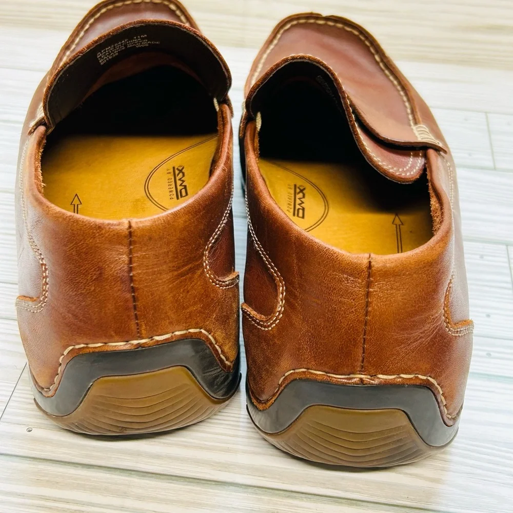 Men’s Rockport‎ Slip On Penny Loafer Brown Leather Junction Point Shoes 11 M  NH